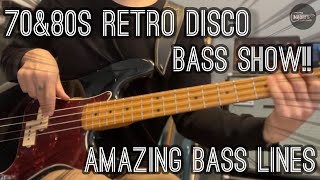 70amp80s Retro Disco Bass Show [upl. by Batsheva158]