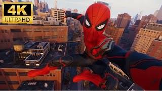 SpiderMan Remastered PC  Free Roam Gameplay  4K 60FPS [upl. by Auhsej868]