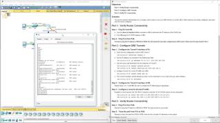 Lab 7223 Packet Tracer  Configuring GRE [upl. by Wachtel]