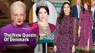 👑 🥰Crown Princess Mary The New Queen Of Denmark🥰👑 crownprincessmary queenmargrethe abdicated [upl. by Hamburger]