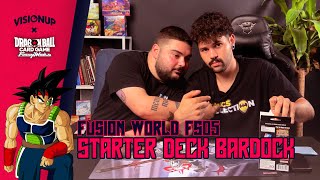 UNBOXING DRAGONBALL FUSION WORLD  STARTER DECK BARDOCK FS05 ITA [upl. by Yelwar]