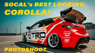 TOYOTA COROLLA WITH RAYS WHEELS APEXi EXHAUST PANDEM WING AND MORE [upl. by Tnomal699]