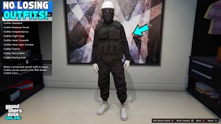 HOW TO GET BLACK CEO ARMOR VEST WITH BLACK JOGGERS IN GTA 5 ONLINE 169 NO TRANSFER [upl. by Reaht]