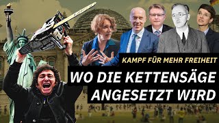 Die Kettensäge ansetzen Wo muss der Staat weggeschnitten werden [upl. by Stine]