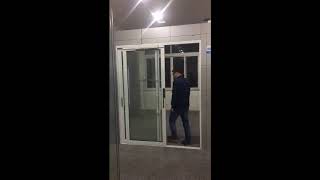 Residential automatic sliding door opener and closer [upl. by Balling]