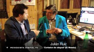 Periodista Digital entrevista a Julián Ruiz Cortador de césped  2 de noviembre de 2011 [upl. by Bernie494]