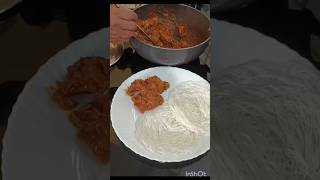 Idiyappam and Chicken curry shorts idiyappamrecipe breakfast chicken [upl. by Sayer]