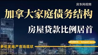 加拿大家庭债务高启，债务比例中房屋贷款居首。过去十年加拿大债务增长61，而GDP增长51；加拿大银行贷款业务中房屋贷款和HELOC比例高达64 [upl. by Alinoel403]