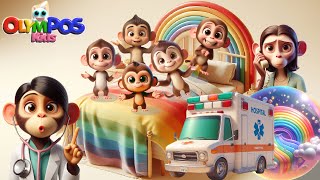 5 Little Monkeys  Five Little Monkeys  POPULAR NURSERY RHYMES  Best Kids Song  toddler Song [upl. by Alacim]