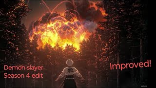 Demon slayer edit  Aniplex inc  song by ChrisGreyMusic let the world burn  Improved [upl. by Nreval77]