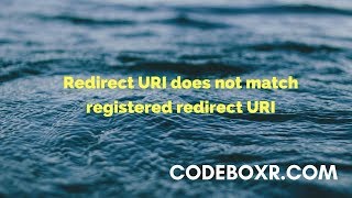 How to Fix Redirect URI does not match registered redirect URI for Instagram [upl. by Ohl284]