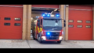 Morriston Mid and West FRS Volvo FL Responding to an incident M44P1 [upl. by Heathcote978]