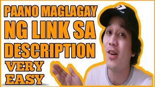 PAANO MAG LAGAY NG LINK SA DESCRIPTION BOX  EASY STEPS 2020 [upl. by Jermaine]