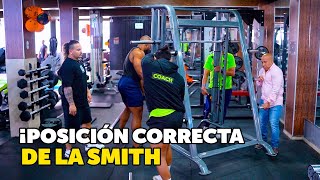 ¡Posición correcta de la Smith ✍🏻🏋️‍♂️🤯 [upl. by Lansing]