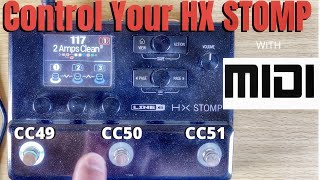 How To Control Everything in your HX STOMP with MIDI [upl. by Brote718]