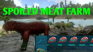 Creating spoiled meat farm  and taming lystrosaurus  ark mobile gameplay in hindi [upl. by Yasui]