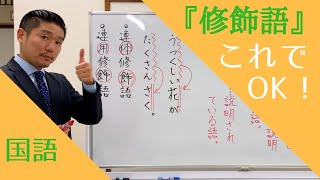 【国語】修飾・被修飾の関係はこれで完璧！ [upl. by Fonsie]