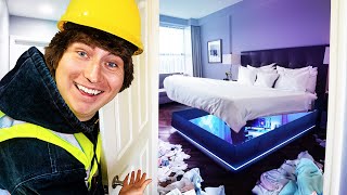 i asked youtubers if i can clean their room [upl. by Netnilc]