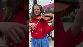 The acoustic sound of my violin during my street performance  Karolina Protsenko [upl. by Sally]