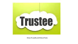 The Trustee and Fiduciary Duties default [upl. by Ridley]