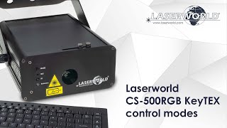 Laserworld CS500RGB KeyTEX  all control modes  Laserworld [upl. by Idid]