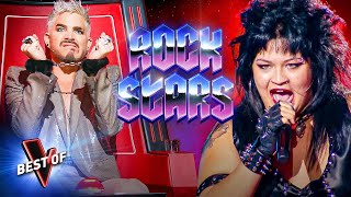 Sensational ROCK STARS Smashing the Blind Auditions of The Voice [upl. by Gaile]