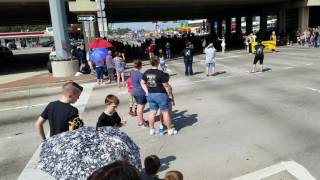 2016 Vidor High School Mighty Pirate Marching Band Homecoming ParadeSlavonic [upl. by Buchheim]