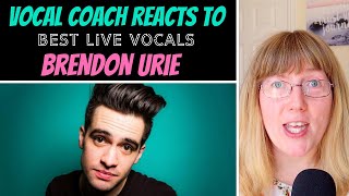 Vocal Coach Reacts to Brendon Uries Best LIVE Vocals [upl. by Noscire122]