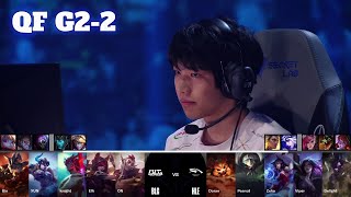 HLE vs BLG  Game 2  Quarter Final LoL Worlds 2024  Hanwha Life vs Bilibili Gaming G2 full [upl. by Eldrida403]