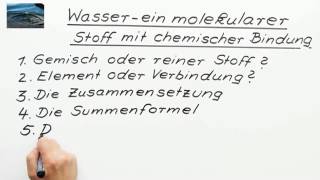 Eigenschaften des Wassers  Chemie  Allgemeine und anorganische Chemie [upl. by Alford106]