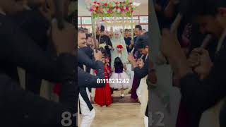 Bride And Groom Entry entry dancewedding programwedding entrywedding dancedance video [upl. by Dnivra]