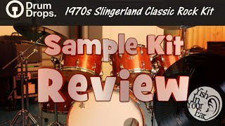 VST Review Drum Drops 1970 Slingerland Classic Rock Kit [upl. by Ettenwad]