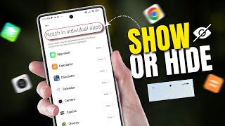 How to Show or Hide Notch in Individual Apps on Xiaomi Phones  MIUI App Notch Settings [upl. by Elay286]