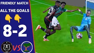 Orlando Pirates Vs Mbao FC Huge win 💥All 82 Goals  Today Club Friendly Match wow [upl. by Olivie931]