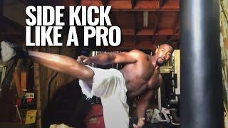 SIDE KICK LIKE A PRO  Training With Michael J White [upl. by Brenza]