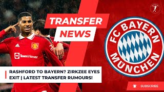 Rashford to Bayern Zirkzee Eyes Exit  Latest Transfer Rumours [upl. by Rockafellow131]