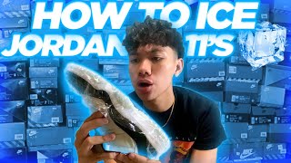 HOW TO ICE JORDAN 11 SOLES ICY AFTER ONE SESSION TUTORIAL [upl. by Bigod]