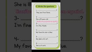 teacher aprendeespañol spanish español study students question questionanswer preguntas [upl. by Gamin]