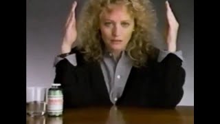 Excedrin Migraine  I have a headache THIS big  Retro Commercial 1988 [upl. by Darrej]