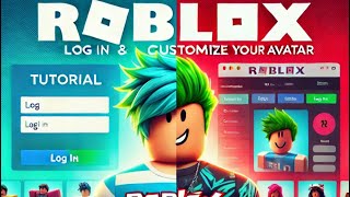 Roblox login and tutorial video for beginners [upl. by Arella]