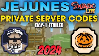 JEJUNES Village Private Server codes in Shindo Life  Jejunes ps codes shindolife roblox [upl. by Even833]