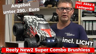 Günstiger RC Einstieg mit Reely Angeboten  Reely New2 Brushless Combo unter 260 €uro [upl. by Idette860]