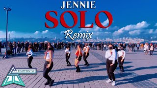 KPOP IN PUBLIC TURKEY JENNIE  SOLO REMIX DANCE COVER TEAMWSTW [upl. by Rebak]