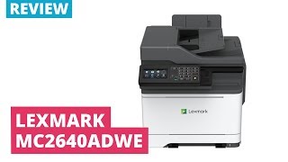 Printerland Review Lexmark MC2640adwe A4 Colour Multifunction Laser Printer [upl. by Ardnek]