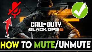 How to Mute  Unmute All Players in Lobby In COD Black Ops 6 [upl. by Amelie]