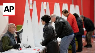 New Hampshire primary ballots are counted as Trump rides to victory [upl. by Osyth]