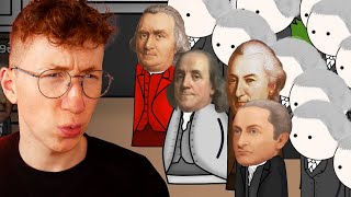 Patterrz Reacts to quotThe American Revolution  OverSimplifiedquot [upl. by Deibel]