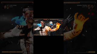 Mortal Kombat 1 Liu Kang vs Shang Tsung fight scene mk1 mortalkombat [upl. by Sirtaeb]