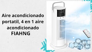 Aire acondicionado portatil 4en1 aire acondicionado Silencioso ventilador remoto oscilación de 90° [upl. by Nonnag]