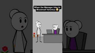 When the manager tries to blackmail Veronica 😂Therealveronikacorporateamericaworklifeusafyp [upl. by Stevena]